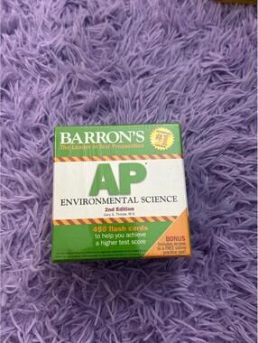 Barron's AP Environmental Science Flash Cards 2nd Ed. College Board Test Prep